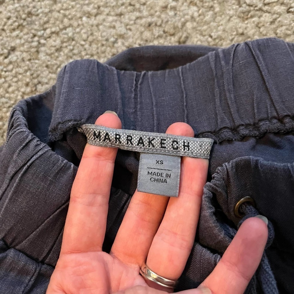 Marrakech sadie linen jogger blue women’s size‎ XS - Picture 3 of 8